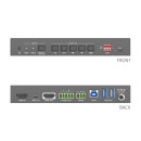 2x1 4K 18Gbps Multiformat Präsentations-Switcher mit KVM