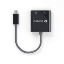 sonero USB Typ C zu 3,5mm Audio und CF (PD) Konverter