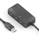 Premium Active USB v3.2 4-Port Extension Hub - 5,00m