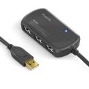 Aktiver Premium-USB-v2.0-Verlängerungshub mit 4...