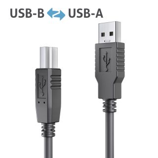 Premium Aktiv USB 3.2 USB-A / USB-B Kabel - 10.0m