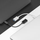 Premium USB v3.2 USB-C / USB-A Portsaver Adapter – weiß