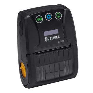 Zebra ZQ210, 8 Punkte/mm (203dpi), linerless, CPCL, USB, BT (iOS), schwarz