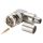 DAMAR & HAGEN BNC HD-SDI Crimp-Kabelstecker, abgewinkelt, nickelfarben