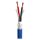 Lautsprecherkabel SC-DUAL BLUE; 2 x 4,00 mm²; S-PVC Ø 15,50 mm; blau