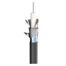 Videokabel SC-Vector PLUS 1.3/5.7 4K; 1 x 1,30; PVC Ø 8,10 mm; 75 O; schwarz; Eca