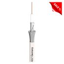 SAT-Kabel SC-Astral; 1 x 0,65; PVC Ø 4,50 mm; 75 O; weiß