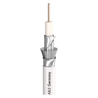 SAT-KABEL HD/UHD/DIGITAL PROFESSIONAL (RG59) SC-ASTRAL HD/UHDx 0,80; PVC Ø 5,60 mm; 75 O; weiß