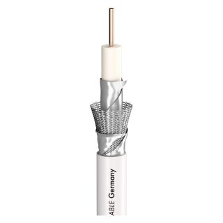 SAT-KABEL HD/UHD/DIGITAL PROFESSIONAL (RG6) SC-ASTRAL HD/UHDx 1,00; PVC Ø 6,80 mm; 75 O; weiß; Eca