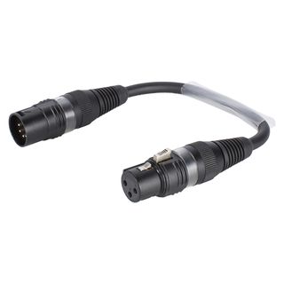 Sommer cable  Adapterkabel | XLR 3-pol female/XLR 5-pol male gerade | 0,50m | schwarz