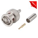 Telegärtner BNC Crimp-Kabelstecker, gerade,...