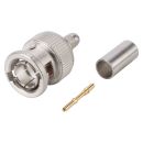 Telegärtner BNC HD-SDI Crimp-Kabelstecker, gerade,...