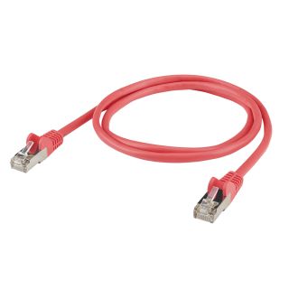 Cat.5e LAN, 8  x  0,14 mm | RJ45 / RJ45 | 0,50m | rot