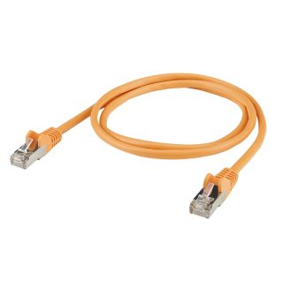 Cat.5e LAN, 8  x  0,14 mm | RJ45 / RJ45 | 1,00m | orange