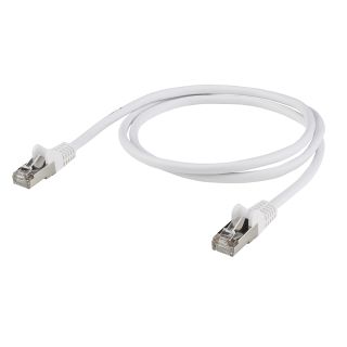 Cat.5e LAN, 8  x  0,14 mm | RJ45 / RJ45 | 1,00m | wei