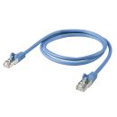 Cat.5e LAN, 8  x  0,14 mm² | RJ45 / RJ45 | 3,00m | blau