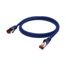 Cat.6a | RJ45 / RJ45 | 0,50m | blau