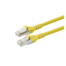 Cat.6a LAN, 8  x  0,14 mm² | RJ45 / RJ45 | 0,50m | gelb