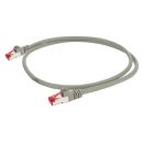 Cat.6a LAN, 8  x  0,14 mm² | RJ45 / RJ45 | 0,50m | grau