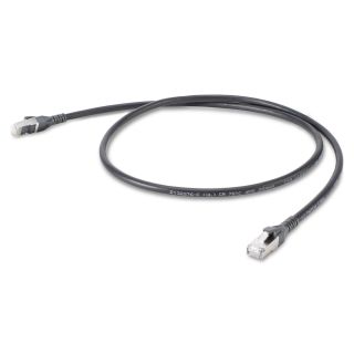 Cat.6a LAN, 8  x  0,14 mm² | RJ45 / RJ45 | 2,00m | schwarz