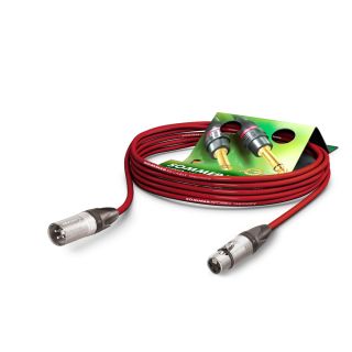 Mikrofonkabel Club Series MKII, 2 x 0.34 mm² | XLR / XLR, NEUTRIK® | 0,50m | rot