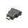 Adapter | HDMI male/DVI female gerade, schwarz