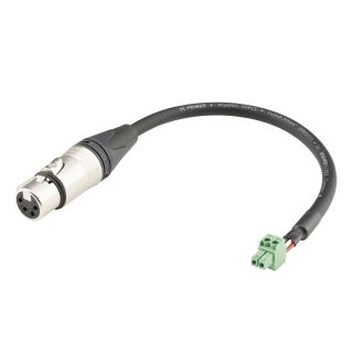 Patchkabel SC-Primus, 2 x 0.50 mm² | XLR / Reihenklemme, NEUTRIK® | 0,25m