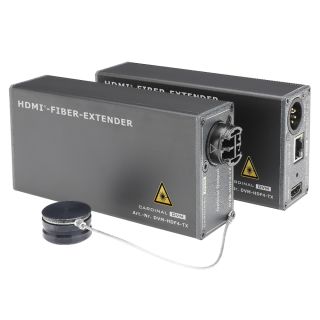 CARDINAL DVM  HDMI®-FIBER-EXTENDER gerade, anthrazit