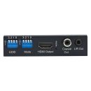 CARDINAL DVM HDMI® 7.1 Audio-Extractor 4K, 18G DVM-HDT-AUDEX, IN: HDMI/MINIJACK | OUT: HDMI/Stereo MINIJACK  (analog)/SPDIF OUT (COAX RCA), schwarz