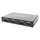 4K 18G HDMI Splitter, IN: 1 x HDMI | OUT: 2 x HDMI, B x H x T: 94 mm x 15,5 mm x 62 mm