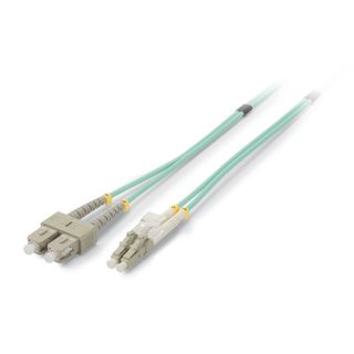 LWL-Patch-Kabel 50/125 m | 2 x LC / SC-Duplex | Multimode | 5,00m