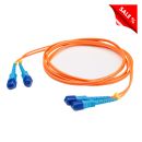 LWL-Patch-Kabel 62,5/125 µm | SC-Duplex / SC-Duplex