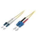 LWL-Patch-Kabel 9/125 µm | 2 x LC / SC-Duplex |...