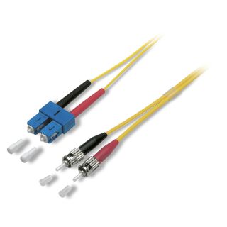 LWL-Patch-Kabel 9/125 µm | SC-Duplex / 2 x ST-II | Multimode | 1,00m