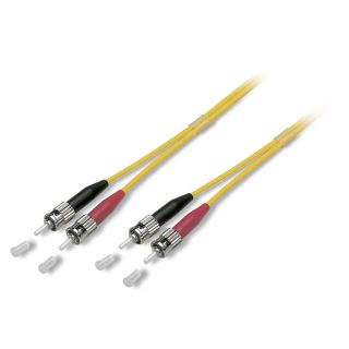 LWL-Patch-Kabel 9/125 µm | 2 x ST-II / 2 x ST-II | Singlemode | 1,00m