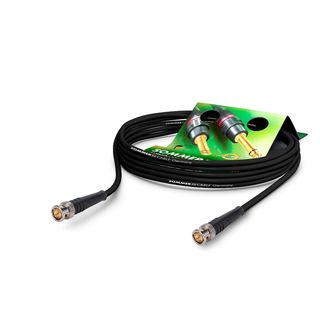 Video-Patchkabel HD-SDI (HDTV) SC-Vector PLUS 1.6L/7.3 3G-SDI, 1  x  | BNC / BNC, HICON | 10,00m | schwarz |