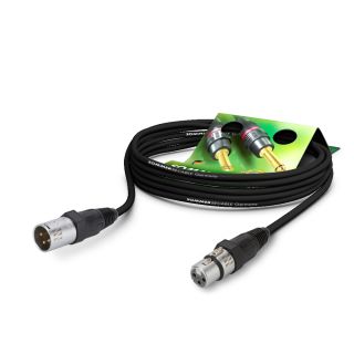 Mikrofonkabel SC-Galileo 238, 2 x 0.38 mm² | XLR / XLR, NEUTRIK® | 0,50m | schwarz | schwarz