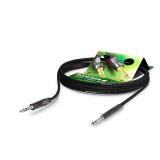 Patchkabel, TT-Phone SC-Goblin, 2  x  0.14 mm² | TT-Phone / Klinke, NEUTRIK® | 0,25m | schwarz