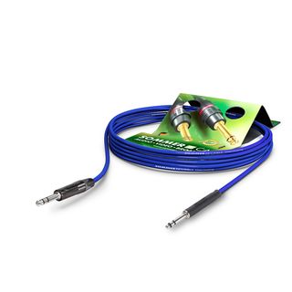 Patchkabel, TT-Phone SC-Goblin, 2  x  0.14 mm² | TT-Phone / Klinke, NEUTRIK® | 0,50m | blau