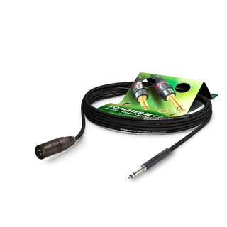 Patchkabel, TT-Phone SC-Goblin, 2  x  0.14 mm² | XLR / TT-Phone, NEUTRIK® | 0,50m | schwarz