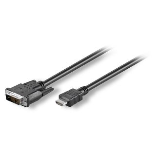 Multimediakabel HDMI-Adapterkabel, 19  x  0,08 mm² | HDMI® / DVI | 3,00m