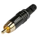 HICON Cinch (RCA), 2-pol , Metall-,...