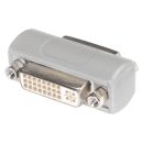 HICON  Adapter | DVI female gerade, grau