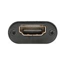 HICON  Repeater | HDMI female gerade, schwarz