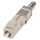 HICON Fiber-LC, Kunststoff-, Crimp-Kabelstecker, gerade, beige