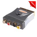 HICON  Adapter | Cinch female/S-VHS/Scart male gerade,...