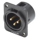 HICON XLR, 3-pol , Metall-,...