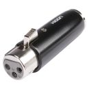 HICON  Adapter | Mini-XLR male 3-pol/XLR 3-pol female...