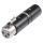 HICON  Adapter | XLR 3-pol male/XLR 3-pol female gerade, schwarz