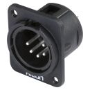 HICON XLR, 5-pol , Metall-,...